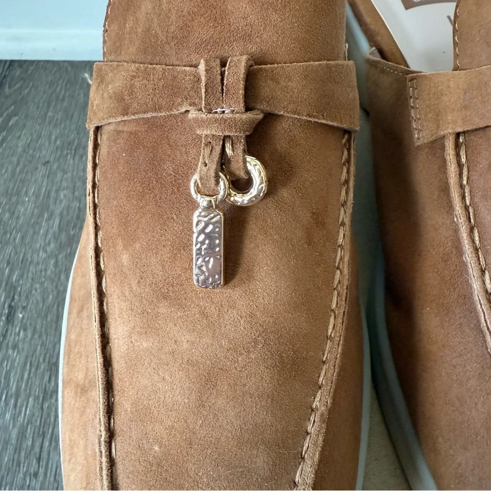 DOLCE VITA Dolce Vita Women's Lasail Loafer Brown Suede 10 - Picture 4 of 8